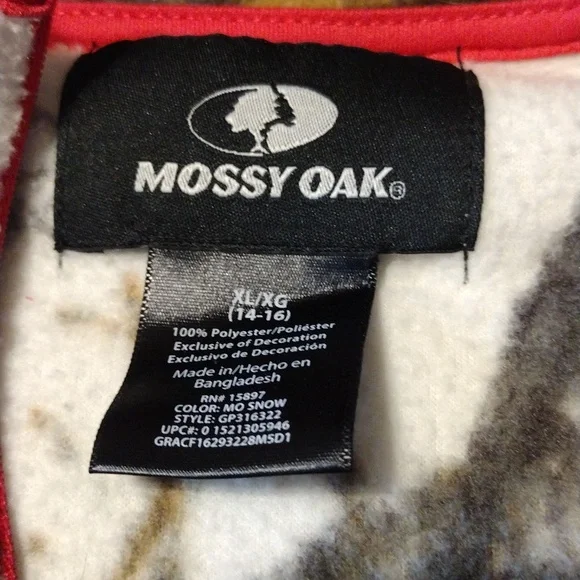 Mossy Oak size XL 14-16 - Picture 4 of 4